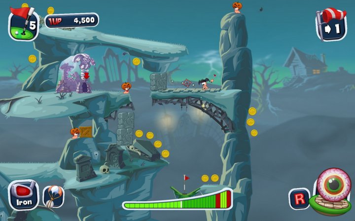 Screenshot de Worms Crazy Golf