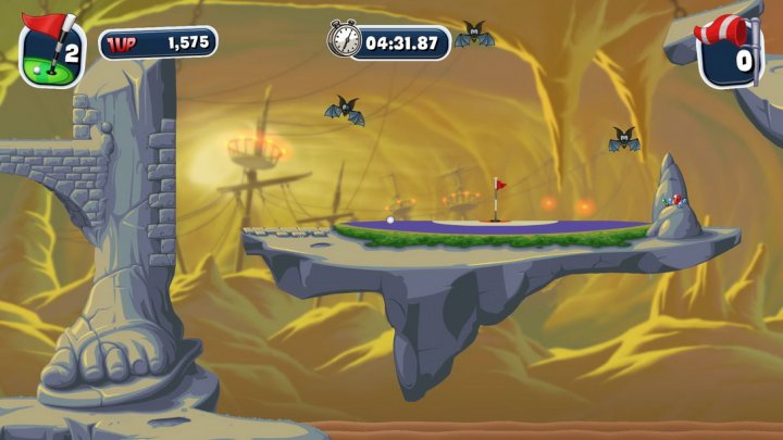 Screenshot de Worms Crazy Golf