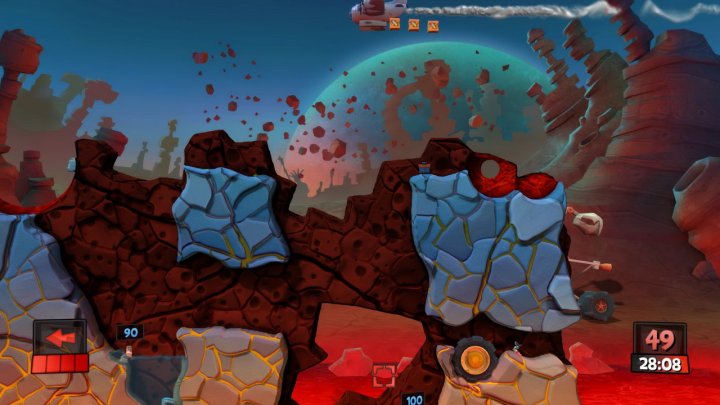 Screenshot de Worms Revolution : Mars Pack