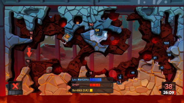 Screenshot de Worms Revolution : Mars Pack