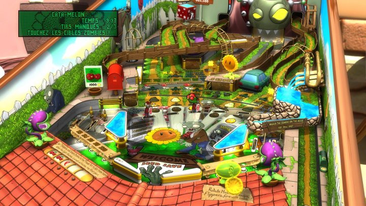 Screenshot de Pinball FX2 – Plants vs Zombies