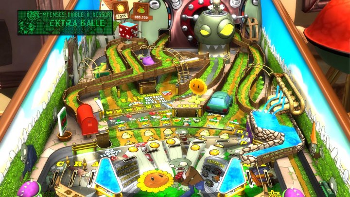 Screenshot de Pinball FX2 – Plants vs Zombies