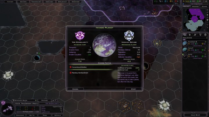 Screenshot de Galactic Civilizations III