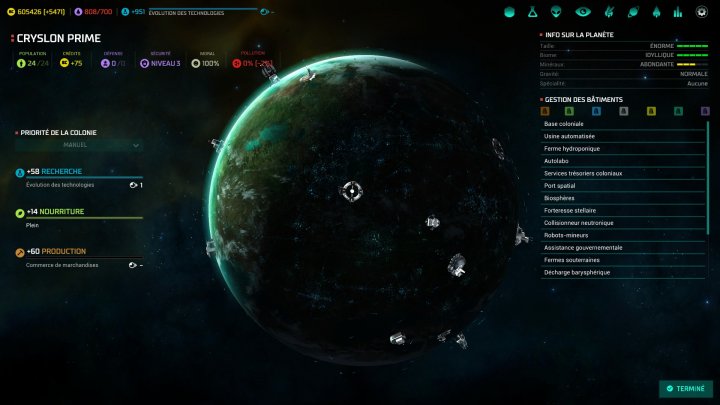 Screenshot de Master of Orion