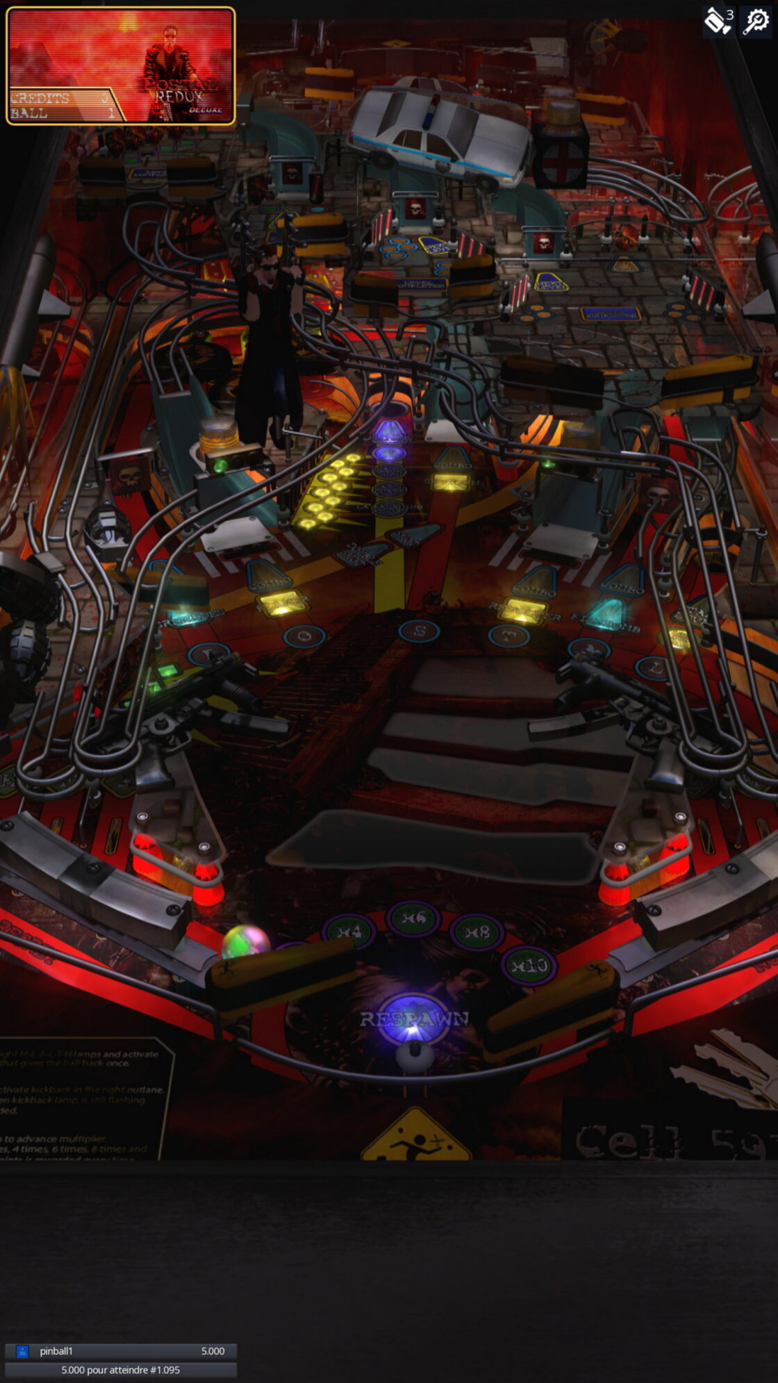 Image de Test des packs POSTAL Redux et POSTAL 2 pour Zaccaria Pinball