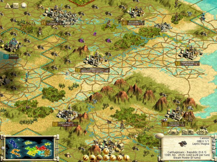 Screenshot de Sid Meier’s Civilization III : Play the World