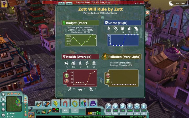 Screenshot de SimCity Societies